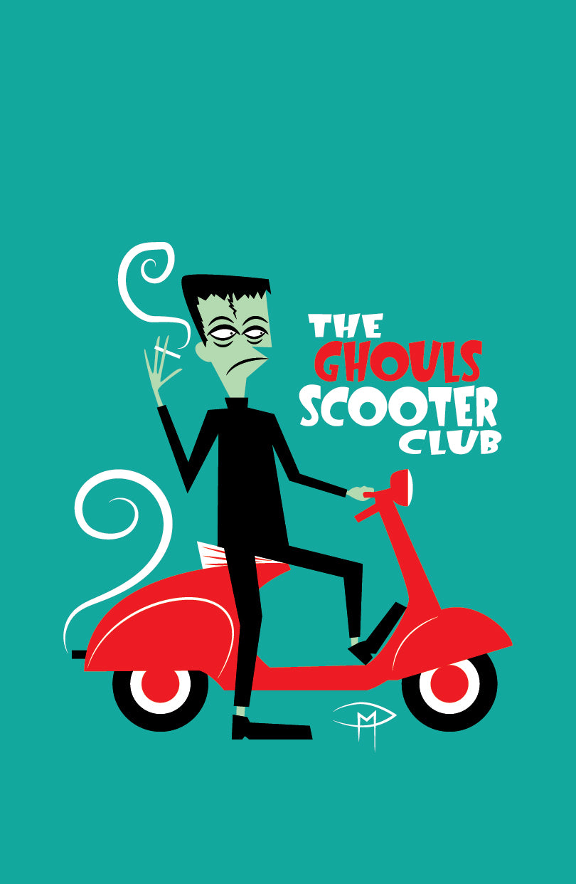 The Ghoul's Scooter Club Poster