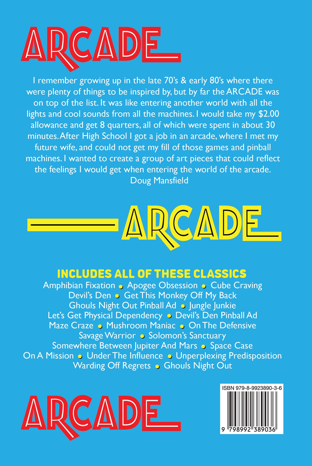 Doug Mansfield "Arcade Addicts" Paperback Book