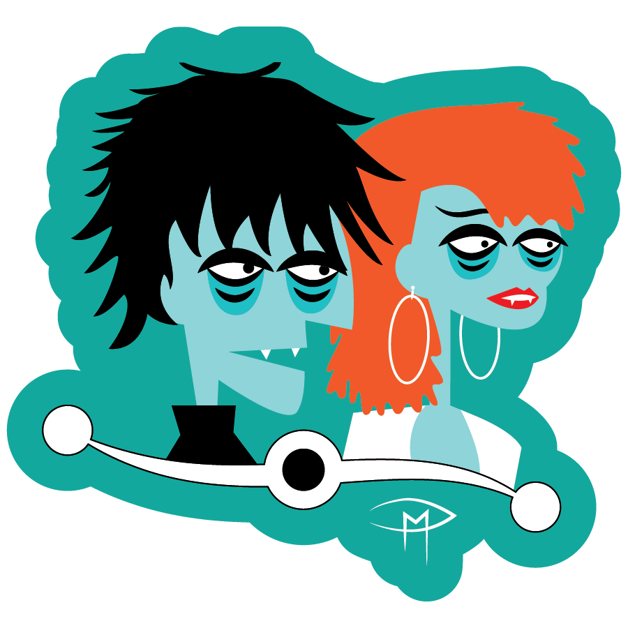 Cramp Your Style Die Cut Sticker