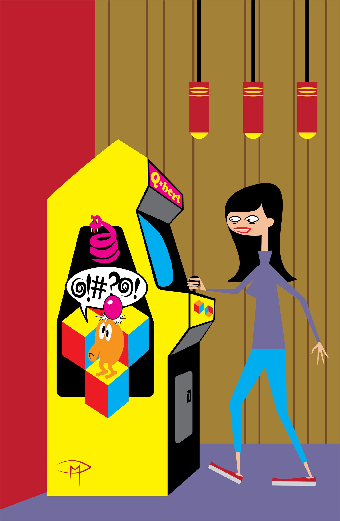 Cube Craving (Q*bert) Poster