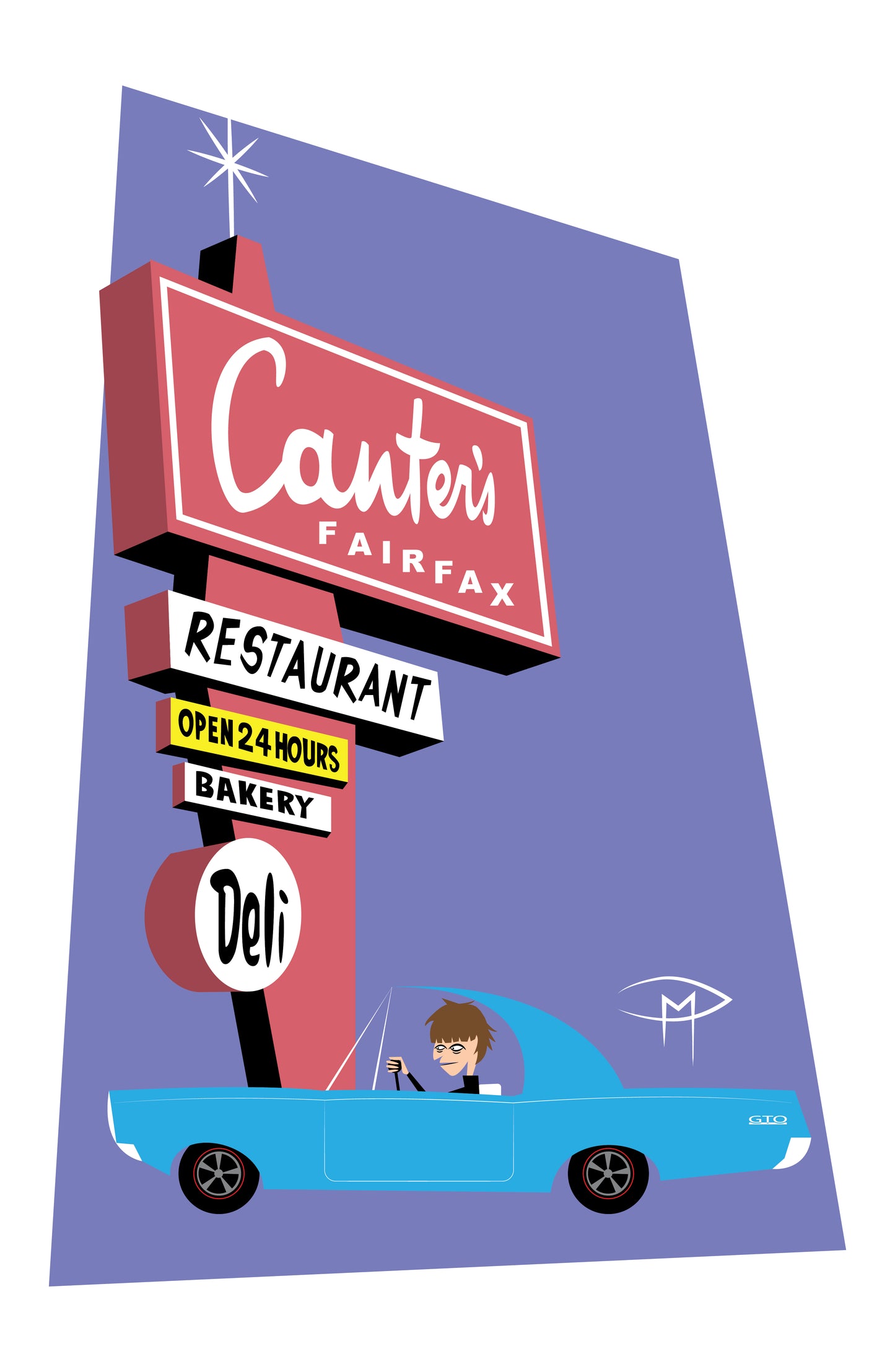 Dinner At Canters Poster