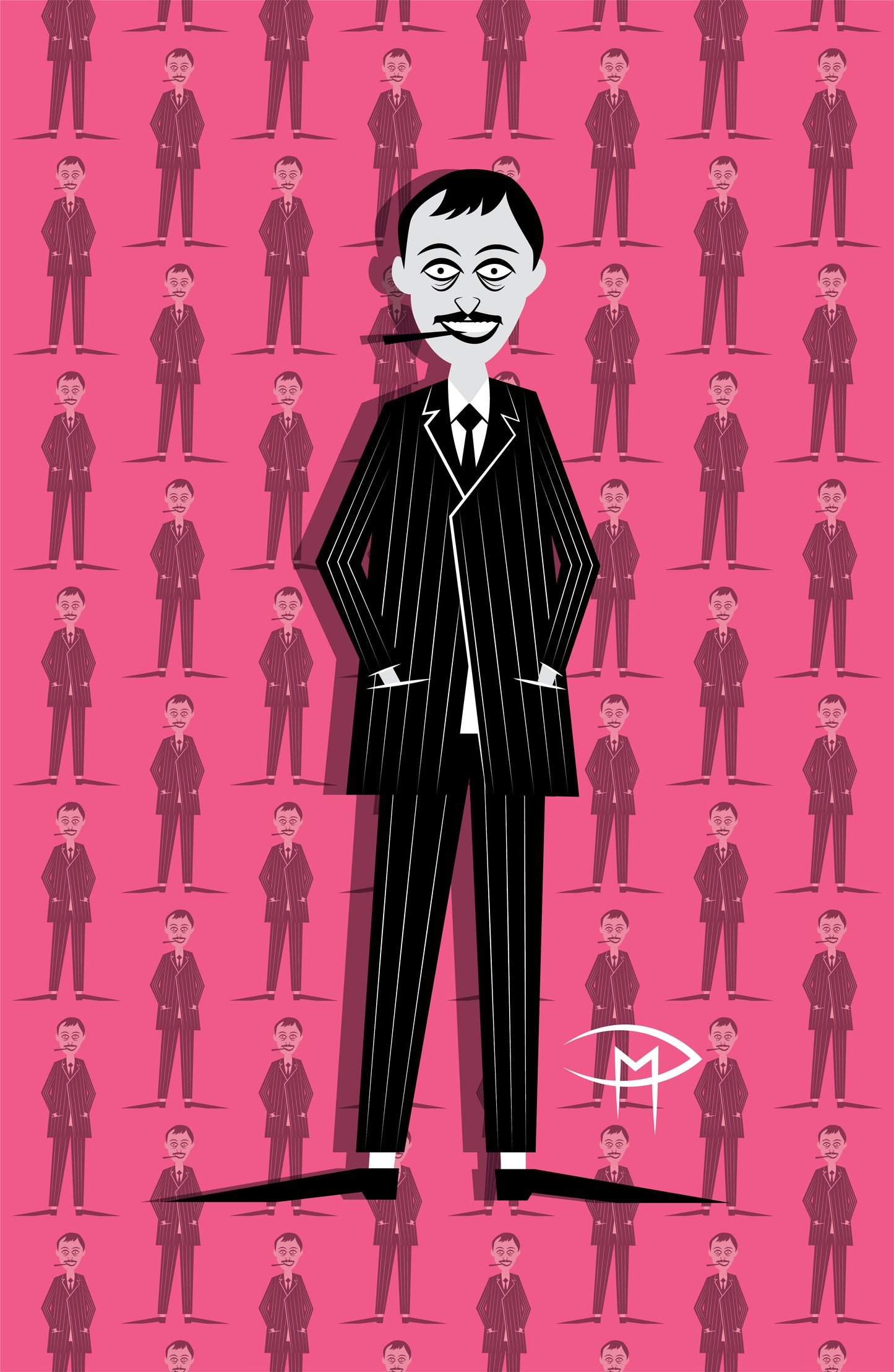 Gomez Addams Poster