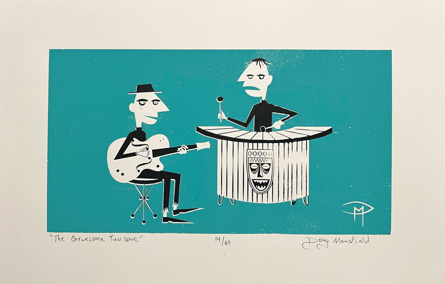 Gruesome Twosome Limited Edition Two-Color Serigraph