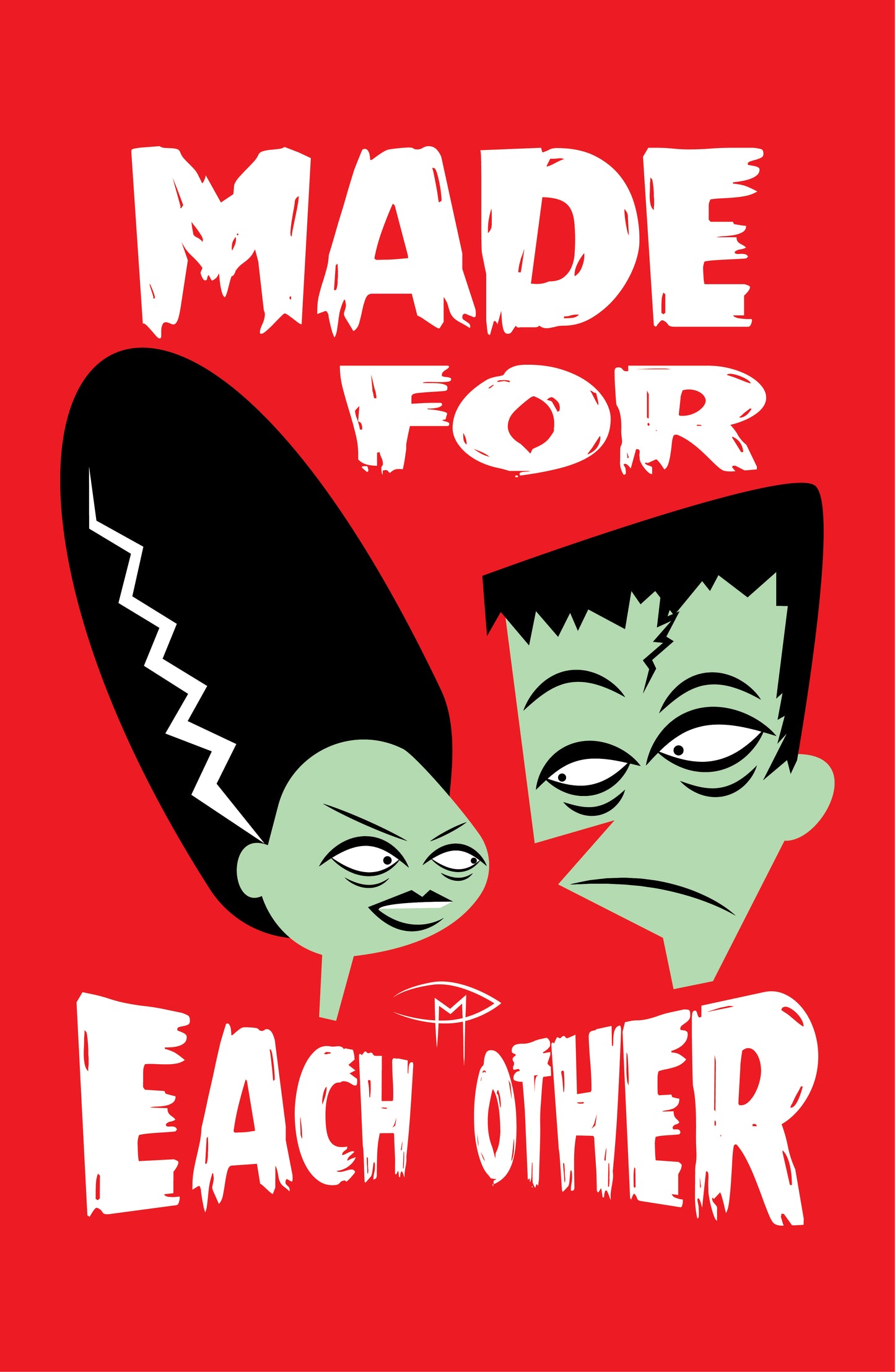 Made For Each Other Red Poster