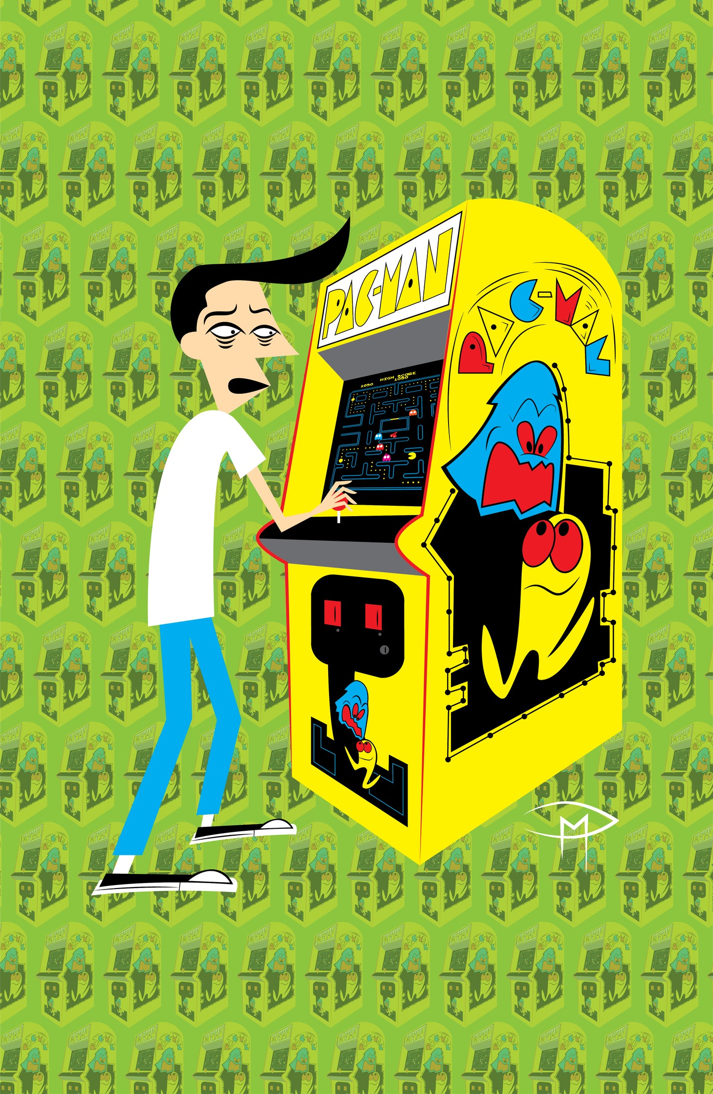 Maze Craze Pattern Poster