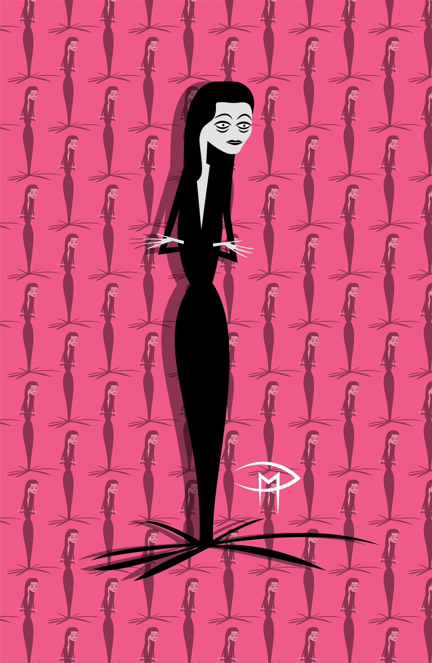 Morticia Addams Poster