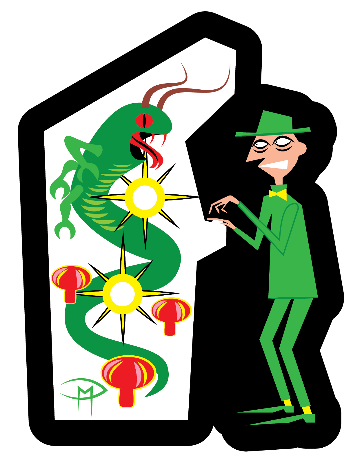 Mushroom Maniac Die Cut Sticker