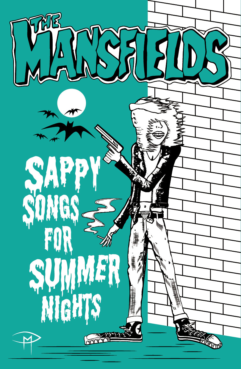 The Mansfields Sappy Songs Blue Poster
