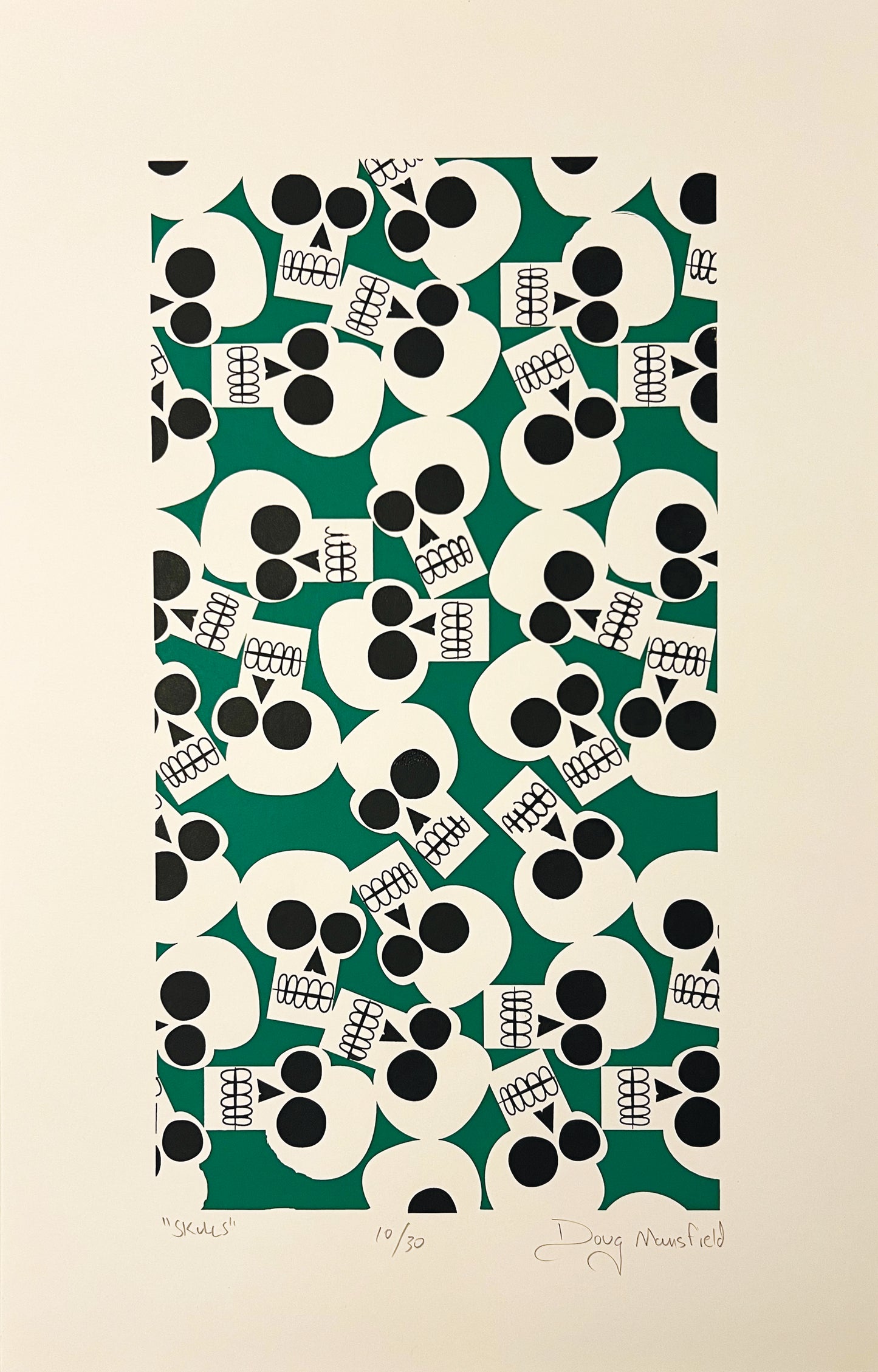 Skulls Limited Edition Two-Color Serigraph