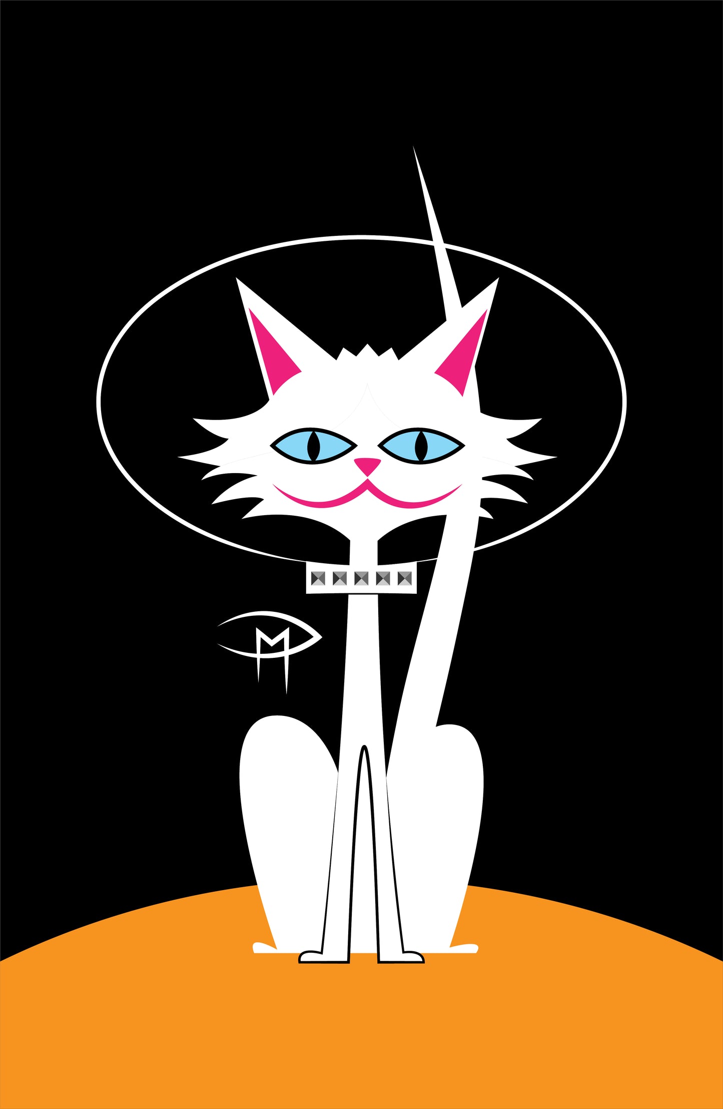 Space Cat Poster