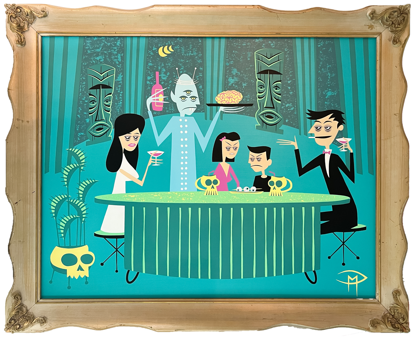 "The Gracious Dinner Guests" Original Painting