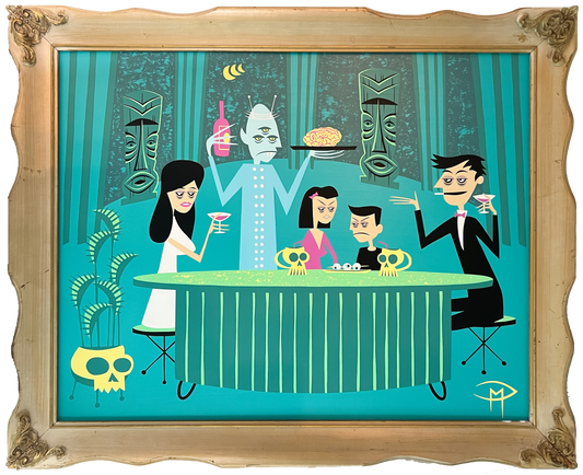 "The Gracious Dinner Guests" Original Painting