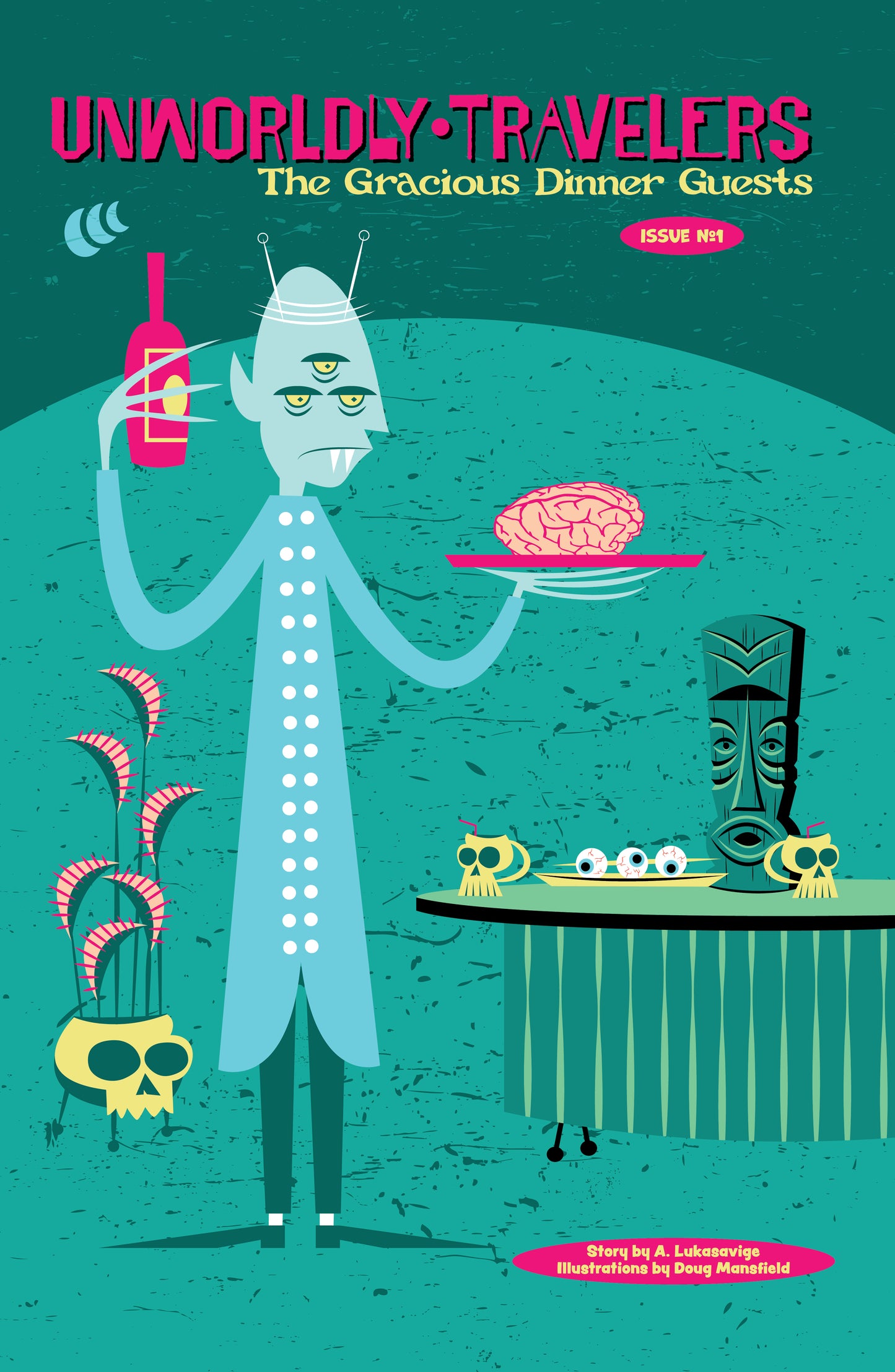 Unworldly Travelers Book Cover Poster