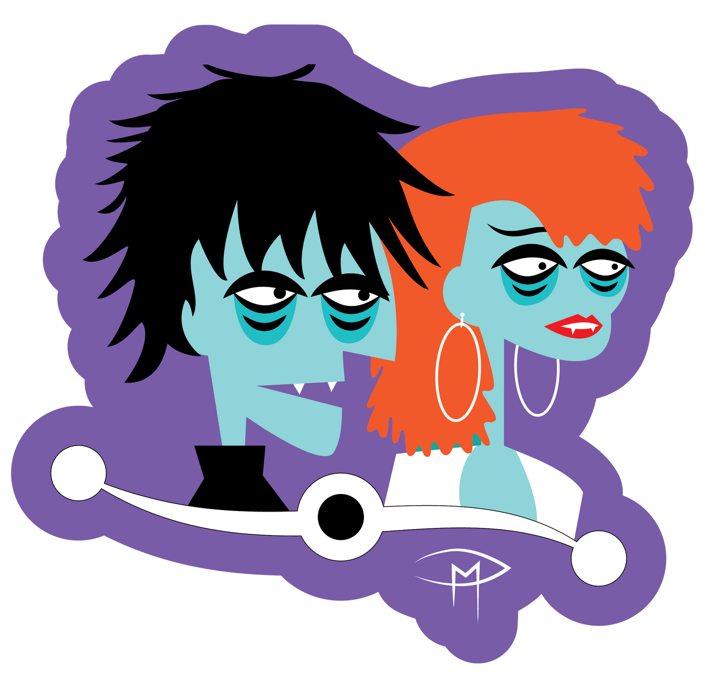 Cramp Your Style Magnet Lux Interior & Poison Ivy Magnet The Cramps