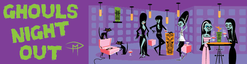 Ghouls Night Out Bumper Sticker