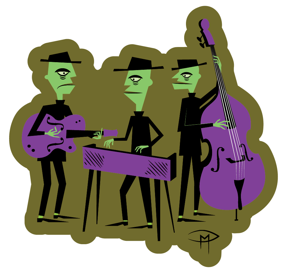 The Mansfields Phantom Of London Sticker