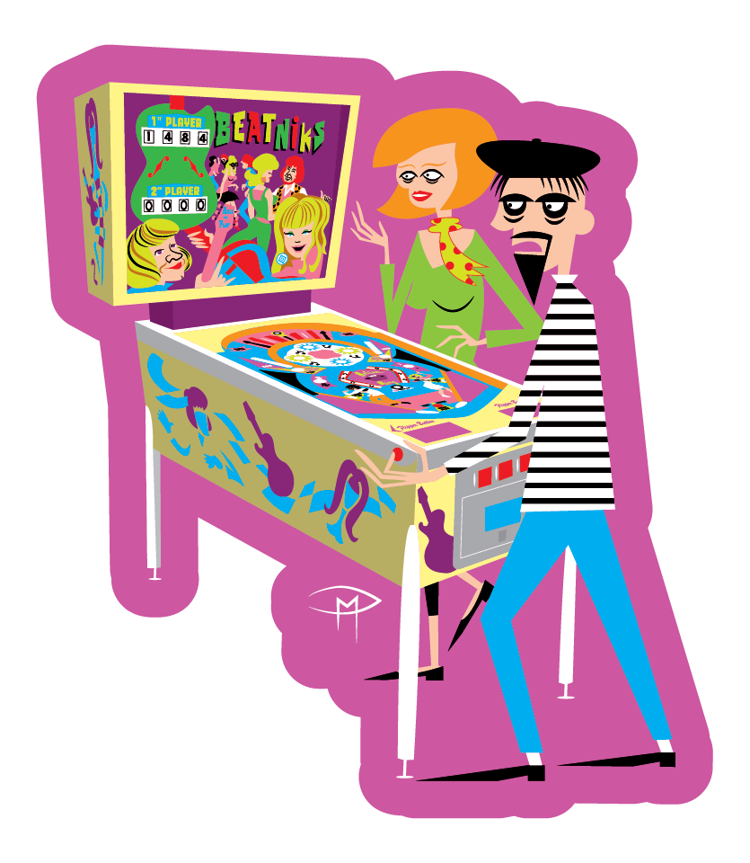 Solomon's Sanctuary Pinball Magnet