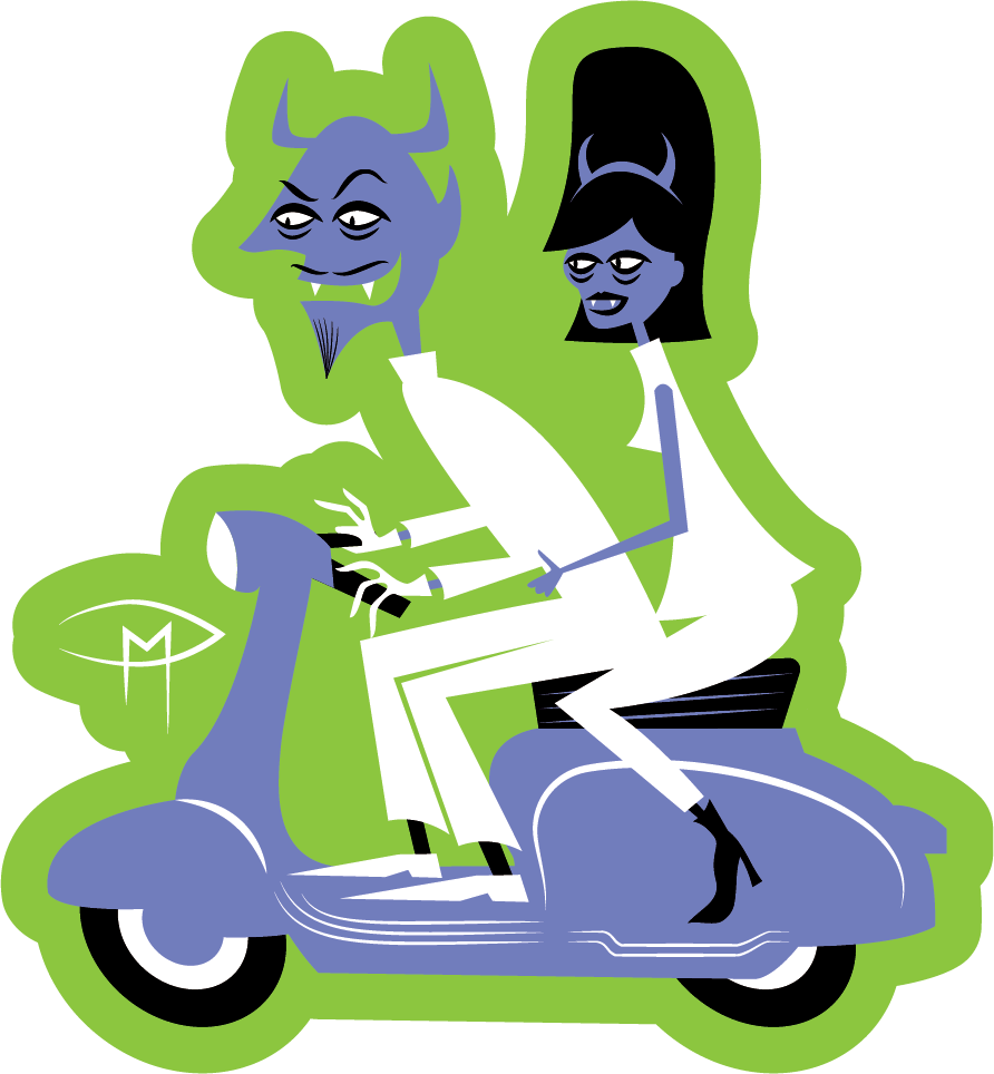 The Devil's Companion Sticker