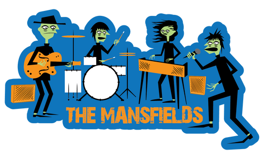 The Mansfields Band Sticker