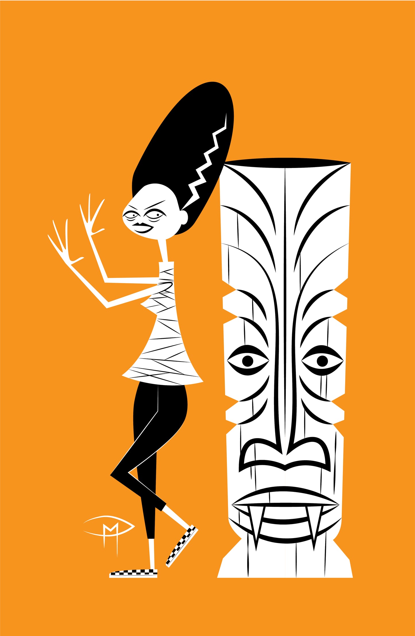 Tiki Ghool Bride Poster