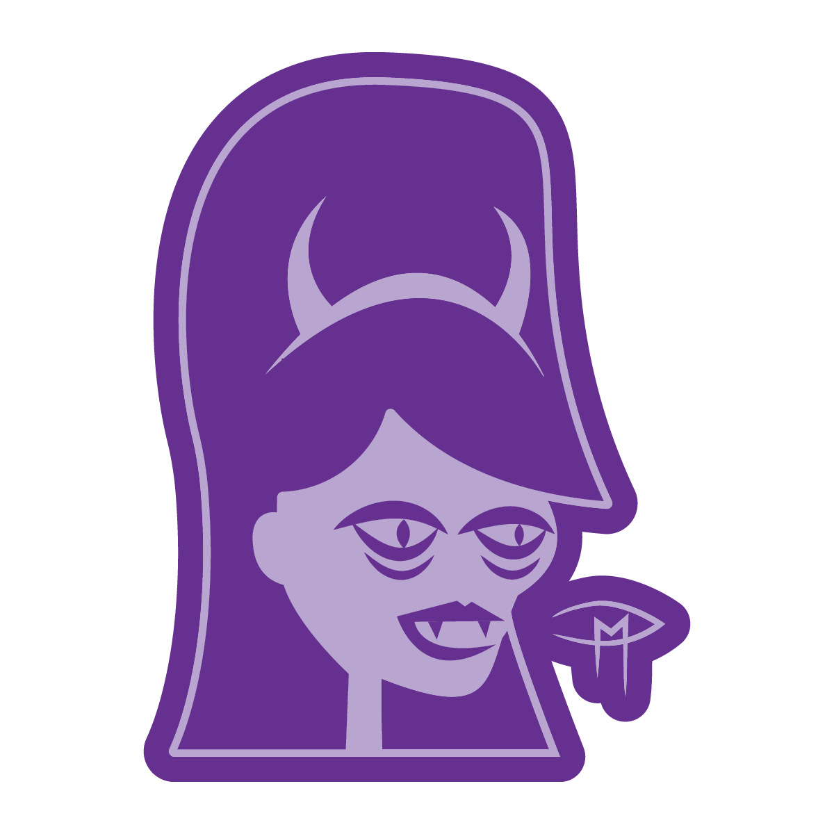 Vampire Girls Set Of 7 Stickers