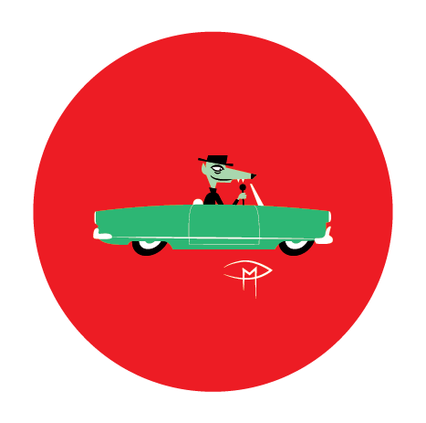 Met 1" Button (Set of 7)