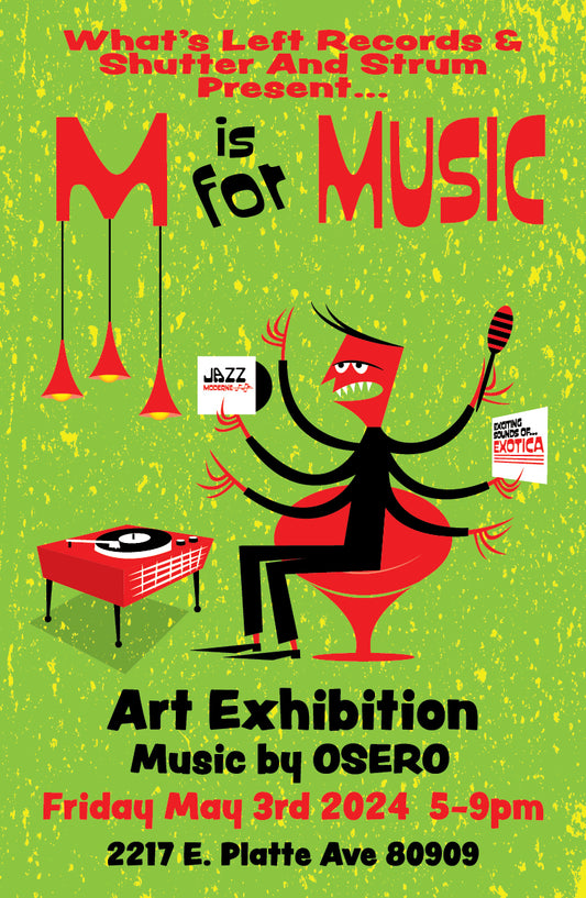 M is for Music Promo Poster