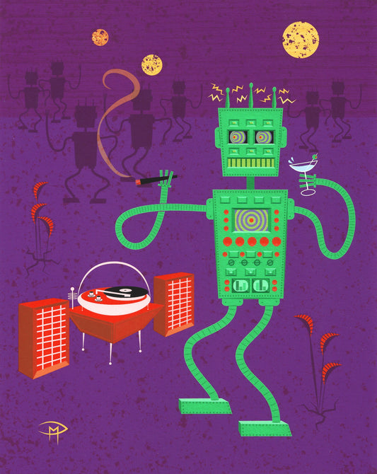 "Boogie Nights" 8"x10" Giclee Fine Art Print