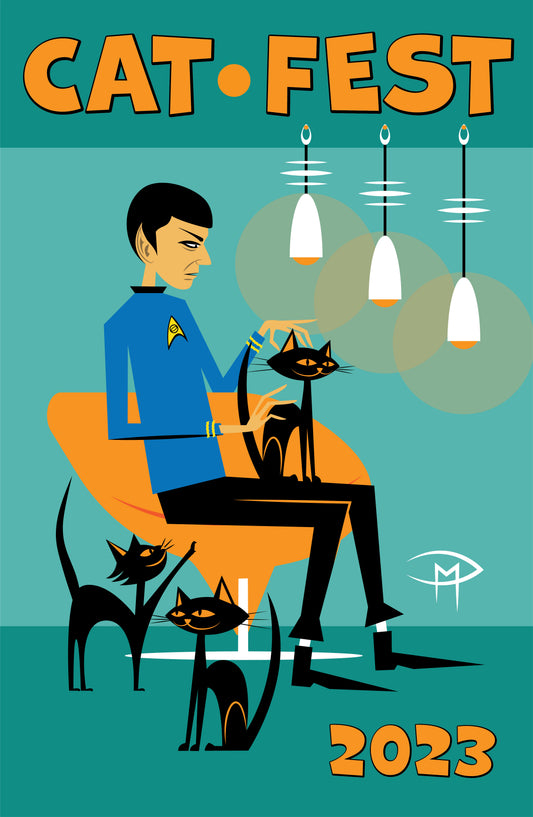 Cat Fest 2023 Spock Poster