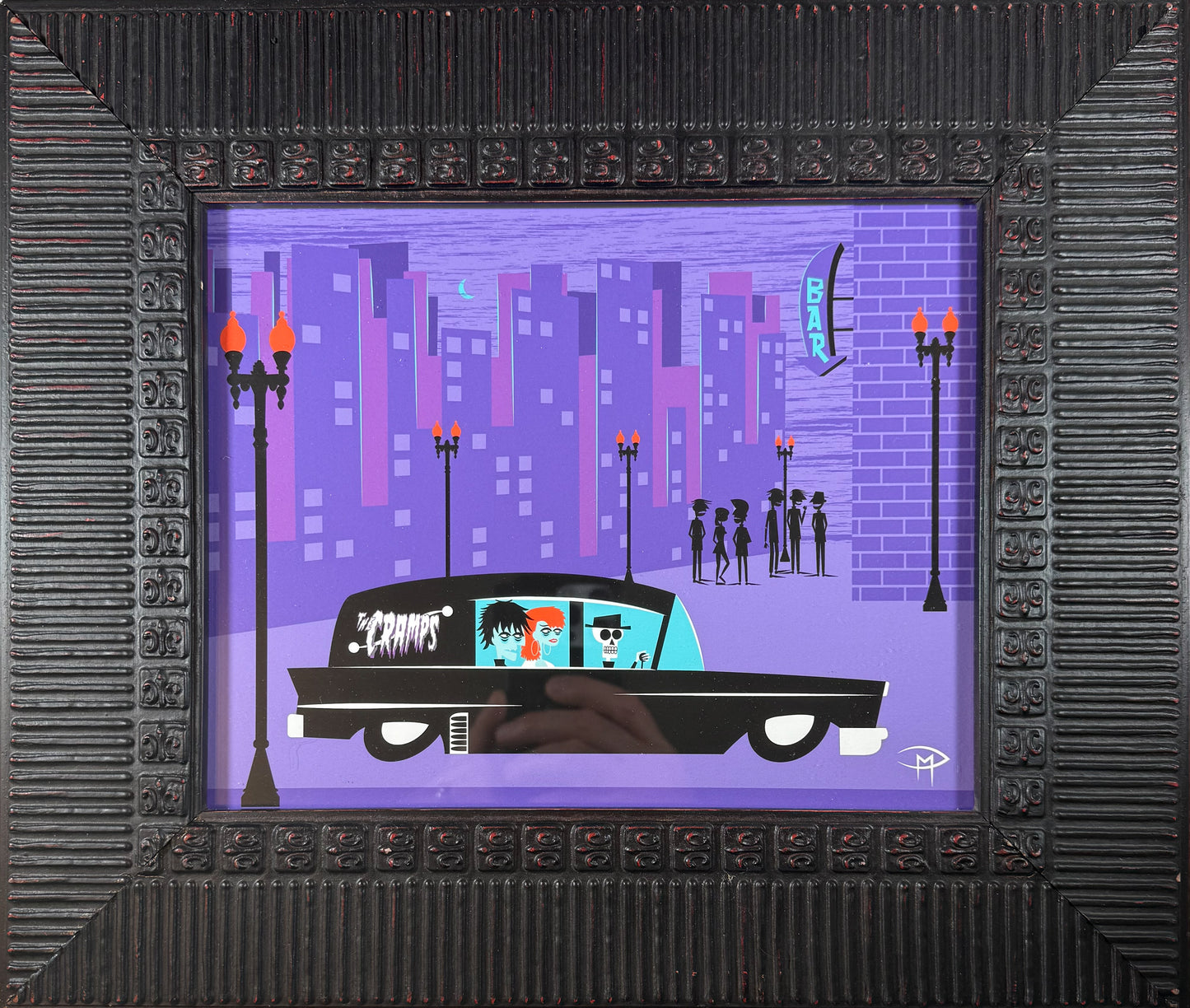 "Cramp Your Style" 8"x10" Giclee Fine Art Print FRAMED