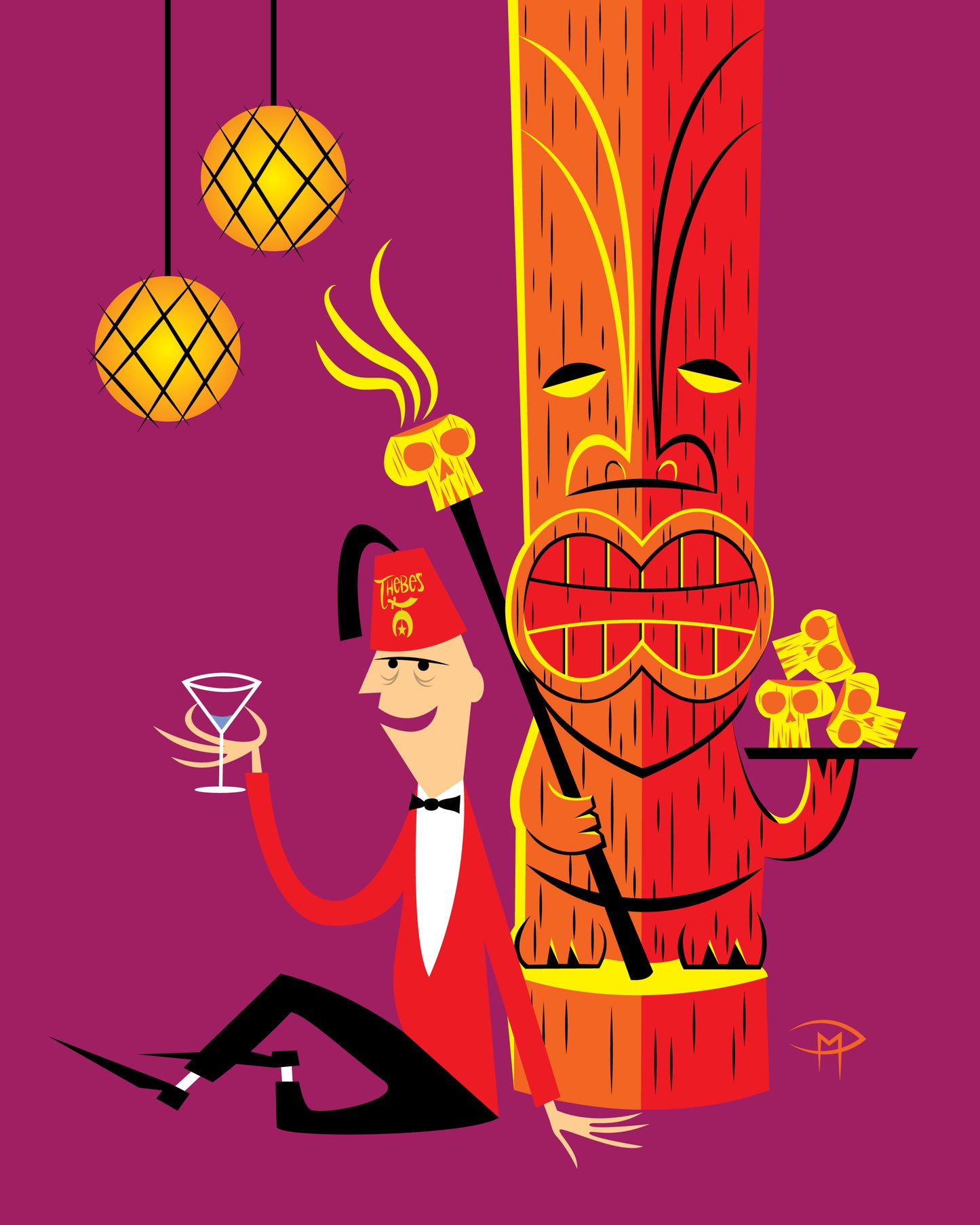 "Fred The Warrior" 8"x10" Giclee Fine Art Print