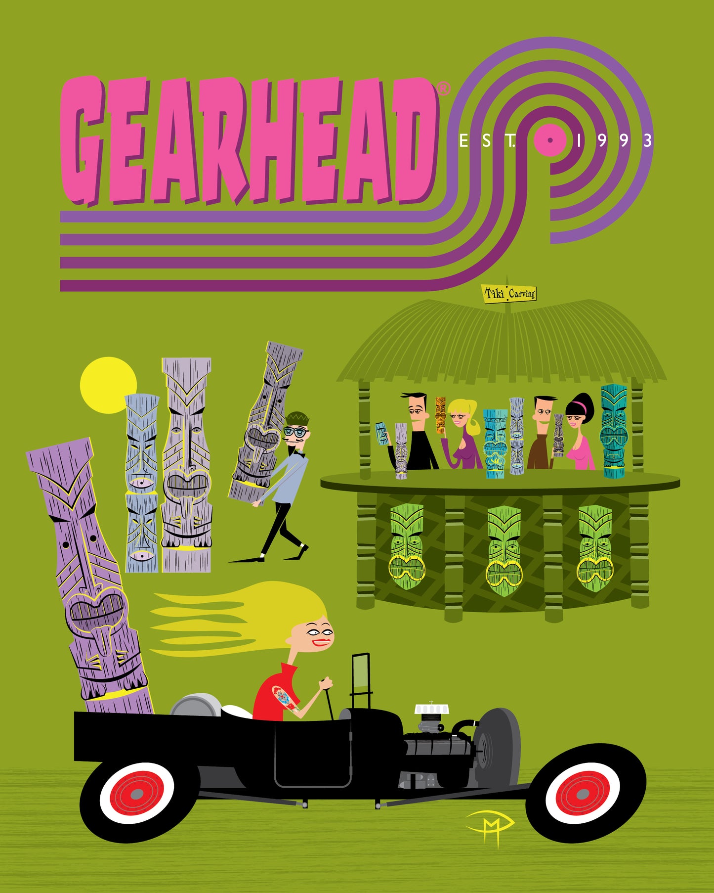 "Gearhead Promo" 8"x10" Giclee Fine Art Print