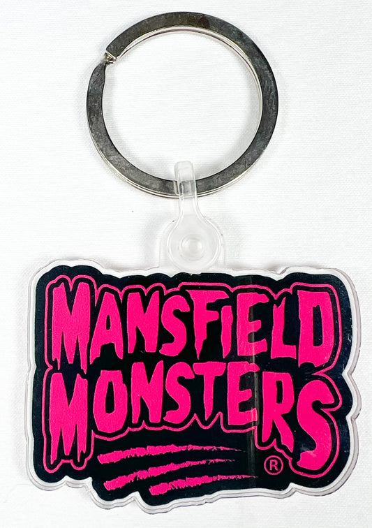 Mansfield Monsters Die Cut Logo Keychain