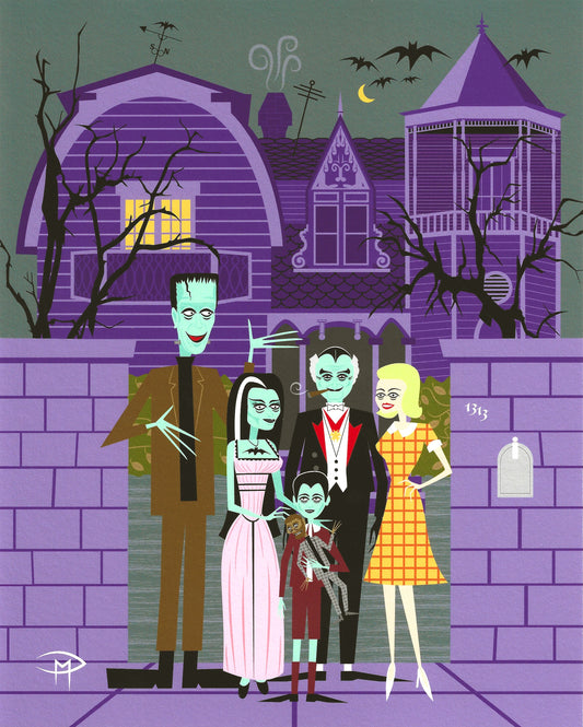 "Portrait Of An All American Family" 8"x10" Giclee Fine Art Print