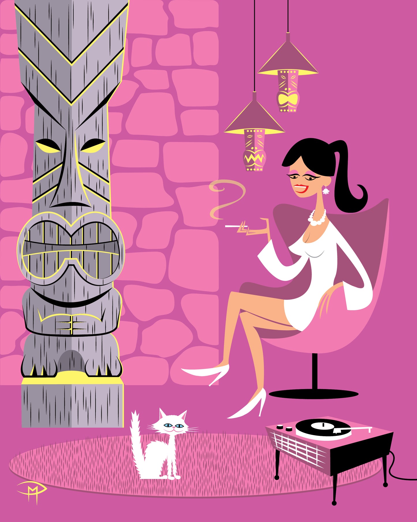 "Pretty In Pink" 8"x10" Giclee Fine Art Print