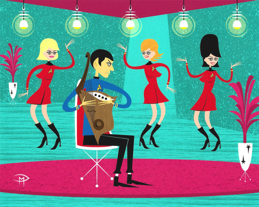 "Spock's Pleasure Den" 8"x10" Giclee Fine Art Print