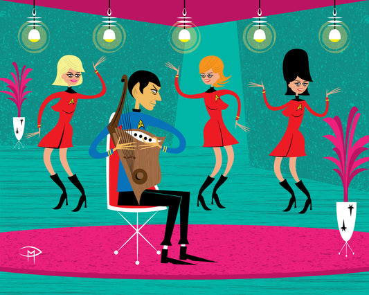 "Spock's Pleasure Den" 8"x10" Giclee Fine Art Print