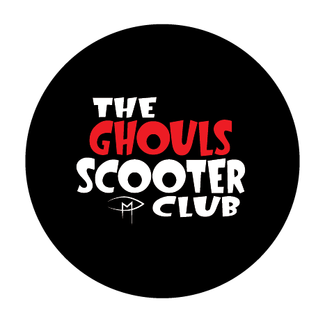 Ghouls Scooter Club 1" Button Set #1