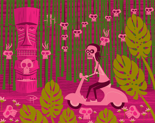 "The Terrifically Tantalizing Terror Tour" 8"x10" Giclee Fine Art Print