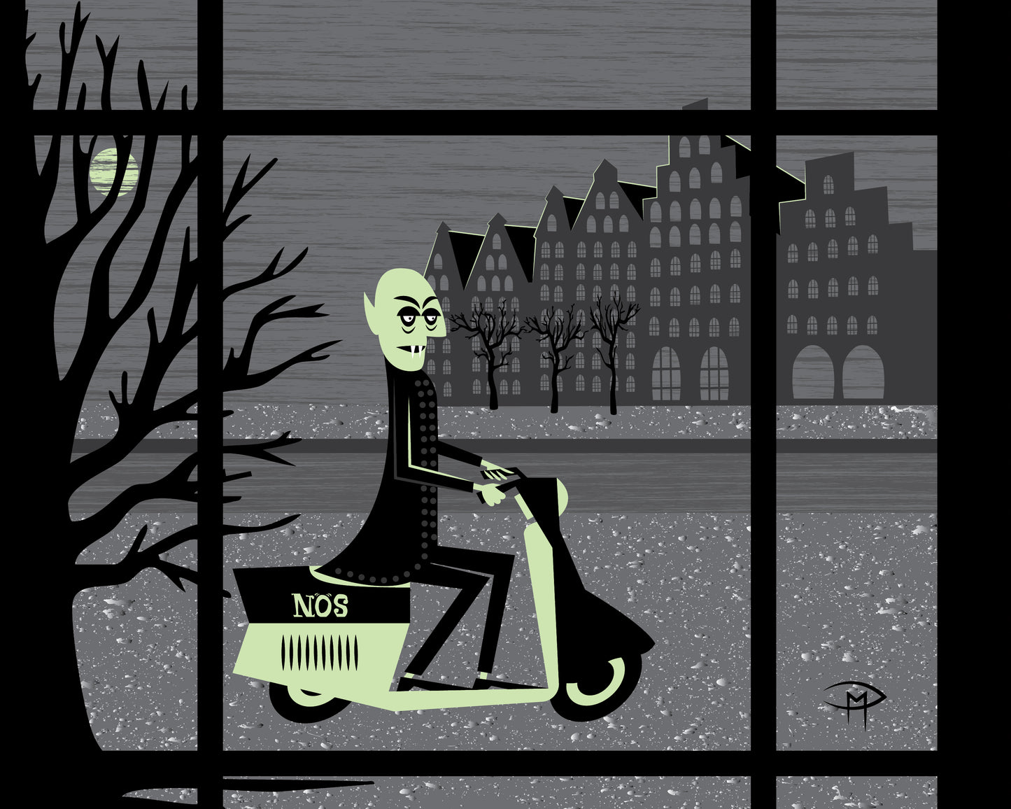 "The Visceral Vampyre Voyage" 8"x10" Giclee Fine Art Print