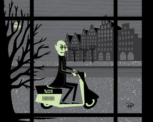 "The Visceral Vampyre Voyage" 8"x10" Giclee Fine Art Print