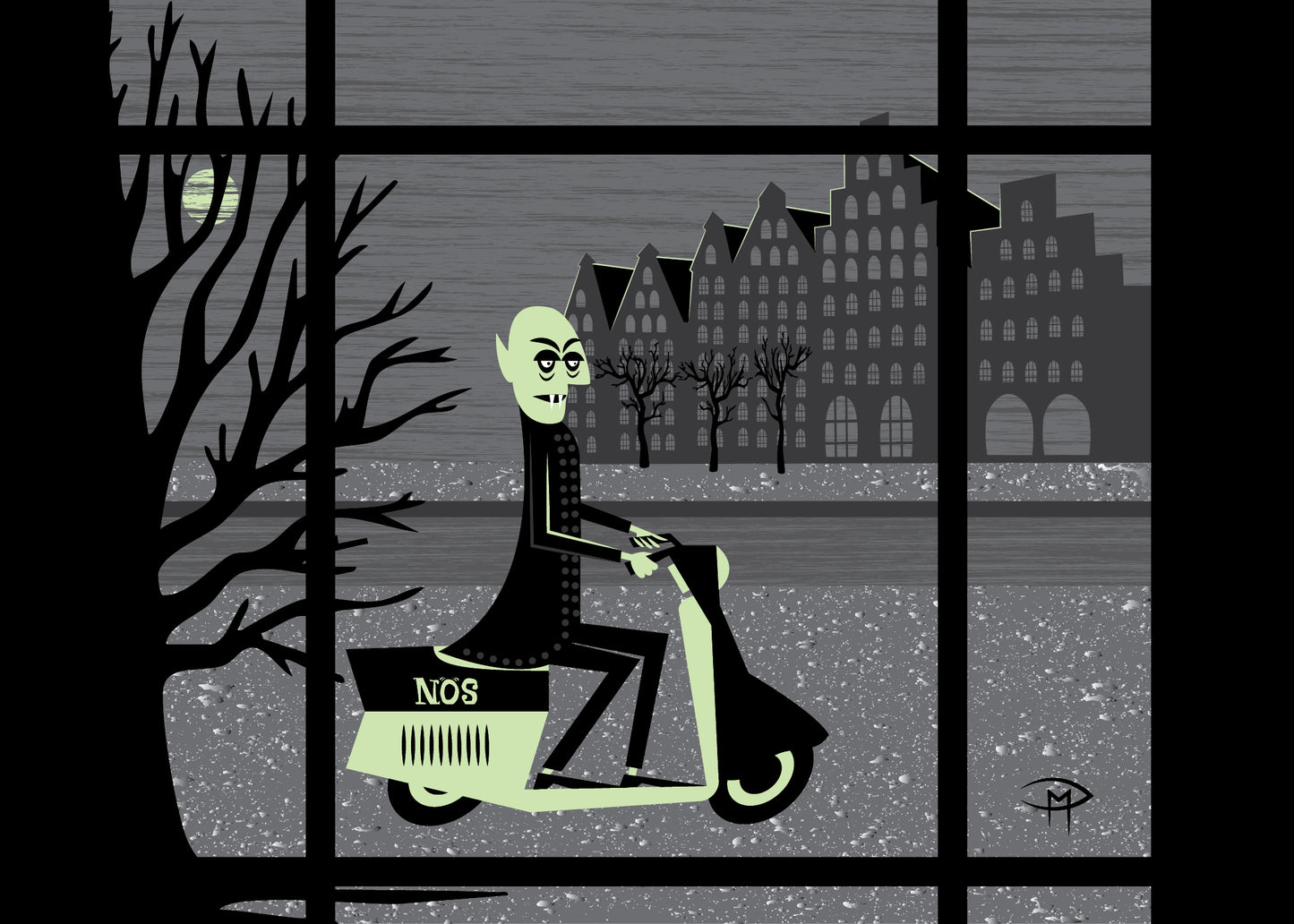 "The Visceral Vampyre Voyage" 5"x7" Giclee Fine Art Print