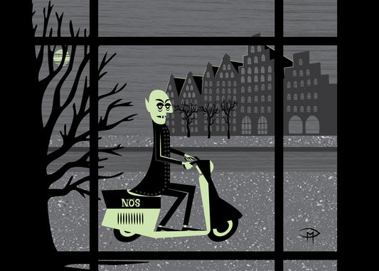 "The Visceral Vampyre Voyage" 5"x7" Giclee Fine Art Print