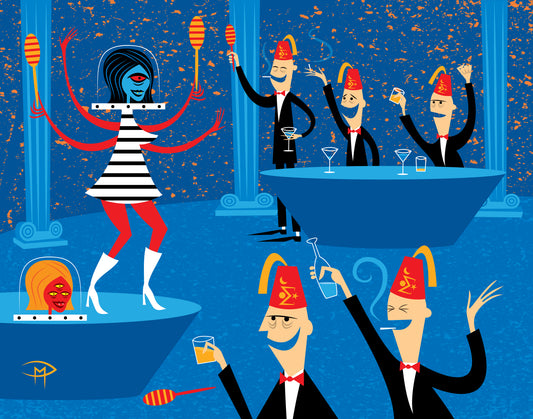 "Welcome Chapter Earth 2447" 11"x14" Giclee Fine Art Print