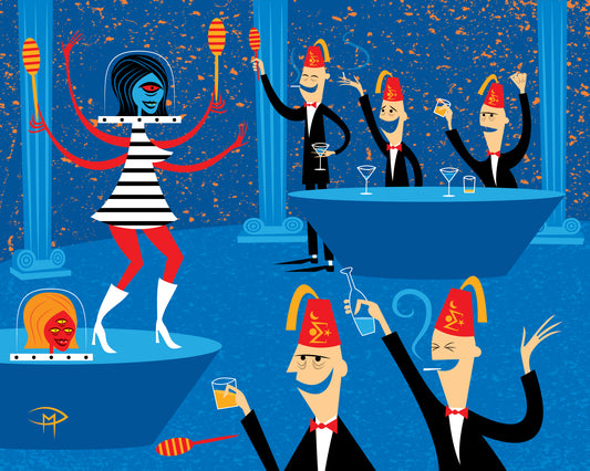 "Welcome Chapter Earth 2447" 8"x10" Giclee Fine Art Print