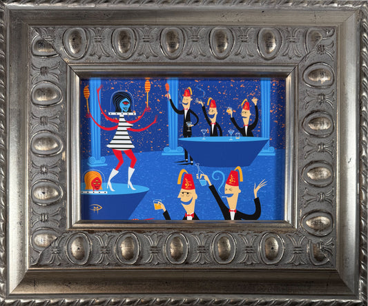 "Welcome Chapter Earth 2447" 5"x7" Giclee Fine Art Print FRAMED