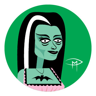The Munsters 1" Button Set