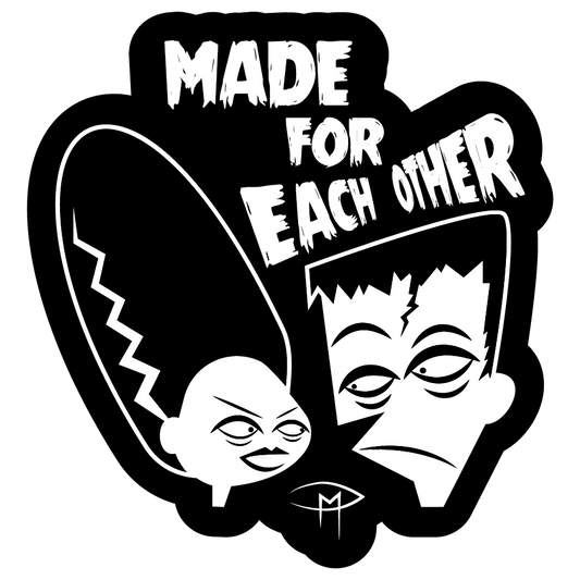 Made For Each Other Acrylic Pin