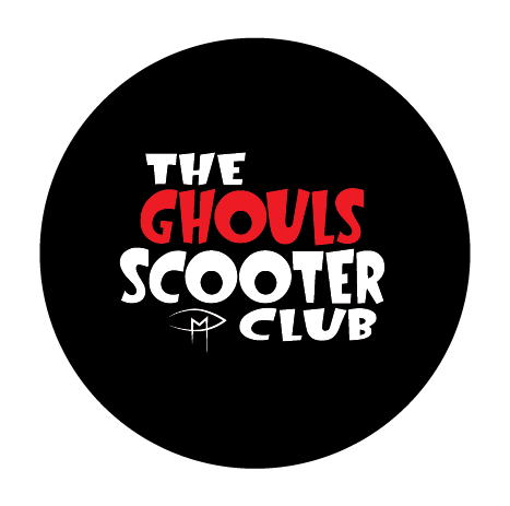 Ghouls Scooter Club 1" Button Set