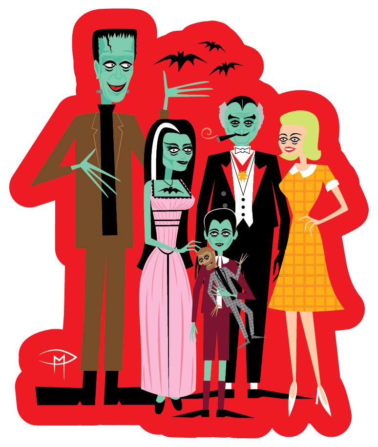 The Munsters Sticker